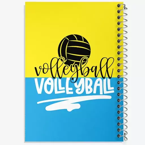 دفتر نقاشی 50 برگ خندالو طرح والیبال Volleyball کد 26427