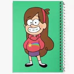 دفتر نقاشی 50 برگ خندالو طرح میبل انیمیشن آبشار جاذبه Gravity Falls کد 26085