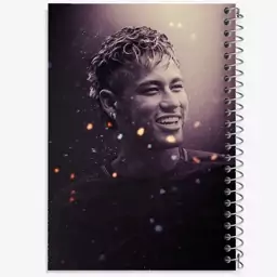 دفتر نقاشی 50 برگ خندالو طرح نیمار Neymar کد 28599