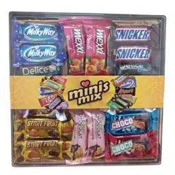 شکلات خارجی کادویی میکس minis mix بسته 600 گرمی پک 2