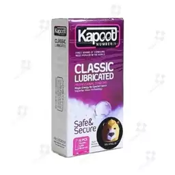 کاندوم کاپوت مدل classic lubricated بسته 12 عددی