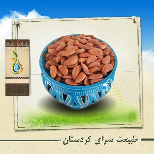 مغز بادام خام ایرانی 500 گرمی کردستان(تازه و درشت)