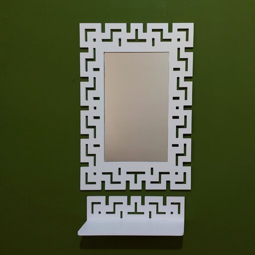آینه کنسول خونه خاص طرح ورساچ بزرگ رنگ سفید