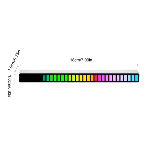 رقص نور مدل اکولایزر کد D08-RGB (اورجینال)