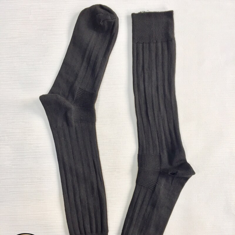 جوراب مردانه ساق بلند سربازی رنگ مشکی سایز 40 تا 45 