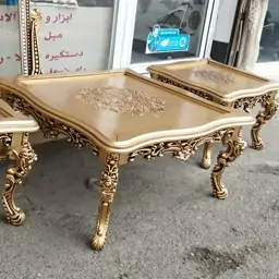 میزجلومبلی و عسلی پلیمری پسکرایه