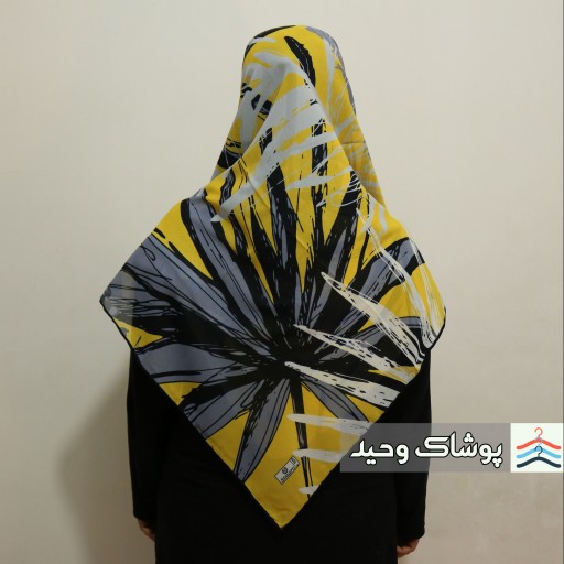 روسری کرپ حریر سیمارو عرض 140 کد K5239