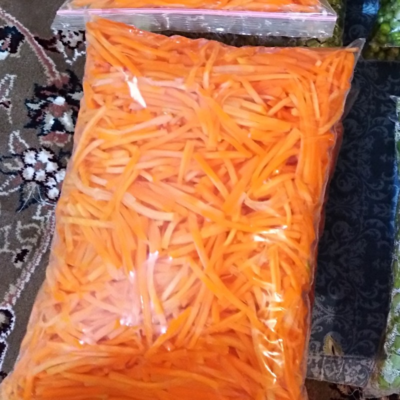 هویج  رنده شده