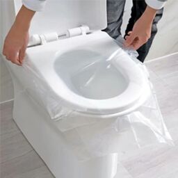 کاور توالت فرنگی یکبار مصرف بسته 10 عددی با ارسال رایگان