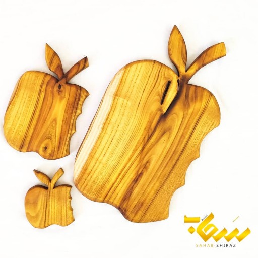 تخته سرو سه تکه چوبی کار دست ( آشپزخانه، کیک، گوشت)