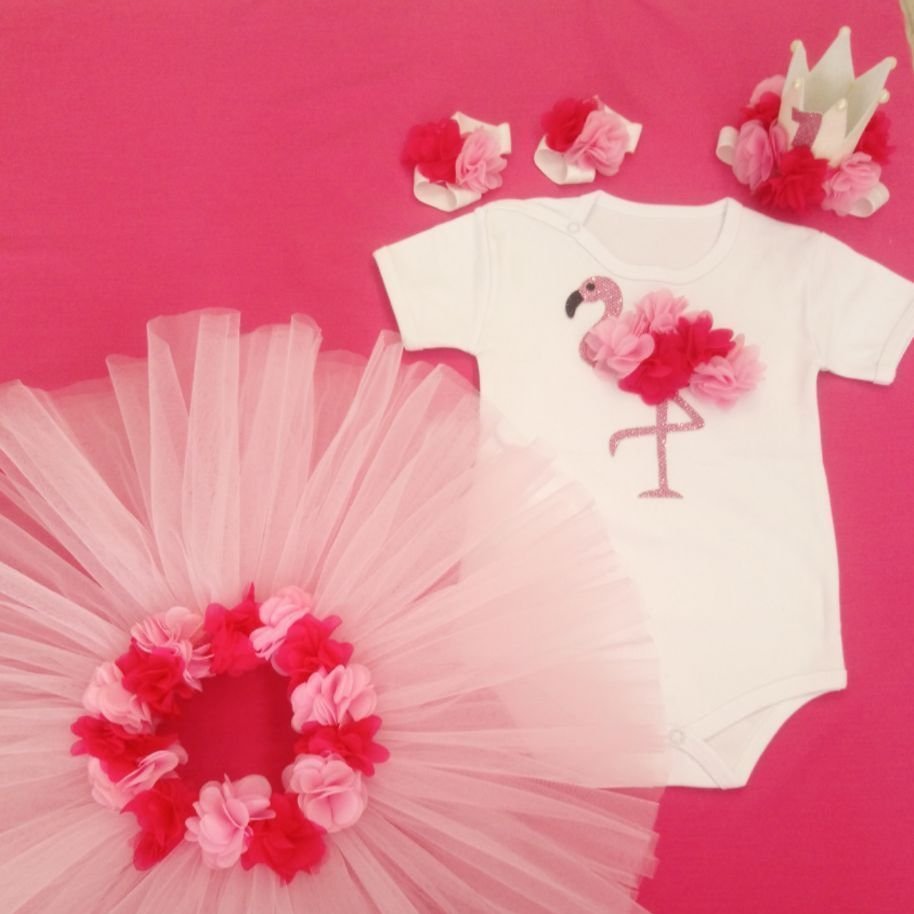 بلوز دامن تم فلامینگو