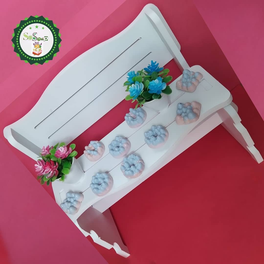 پک صابون مینیاتوری دو رنگ 15عددی  مناسب مسافرت و قابل حمل در کیف