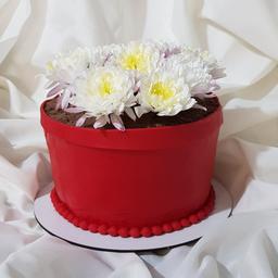 کیک خانگی    کیک خامه ای   کیک گلدان 