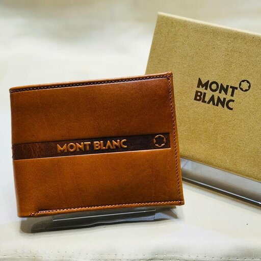 کیف پول  جیبی مردانه mont blanc(چرم طبیعی)