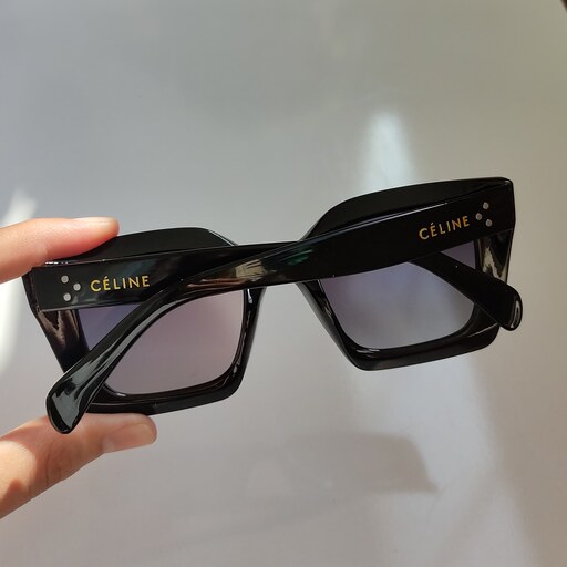 عینک دودی سلین جذاب زنانه مردانه مشکی رنگ یووی400(ارسال رایگان)