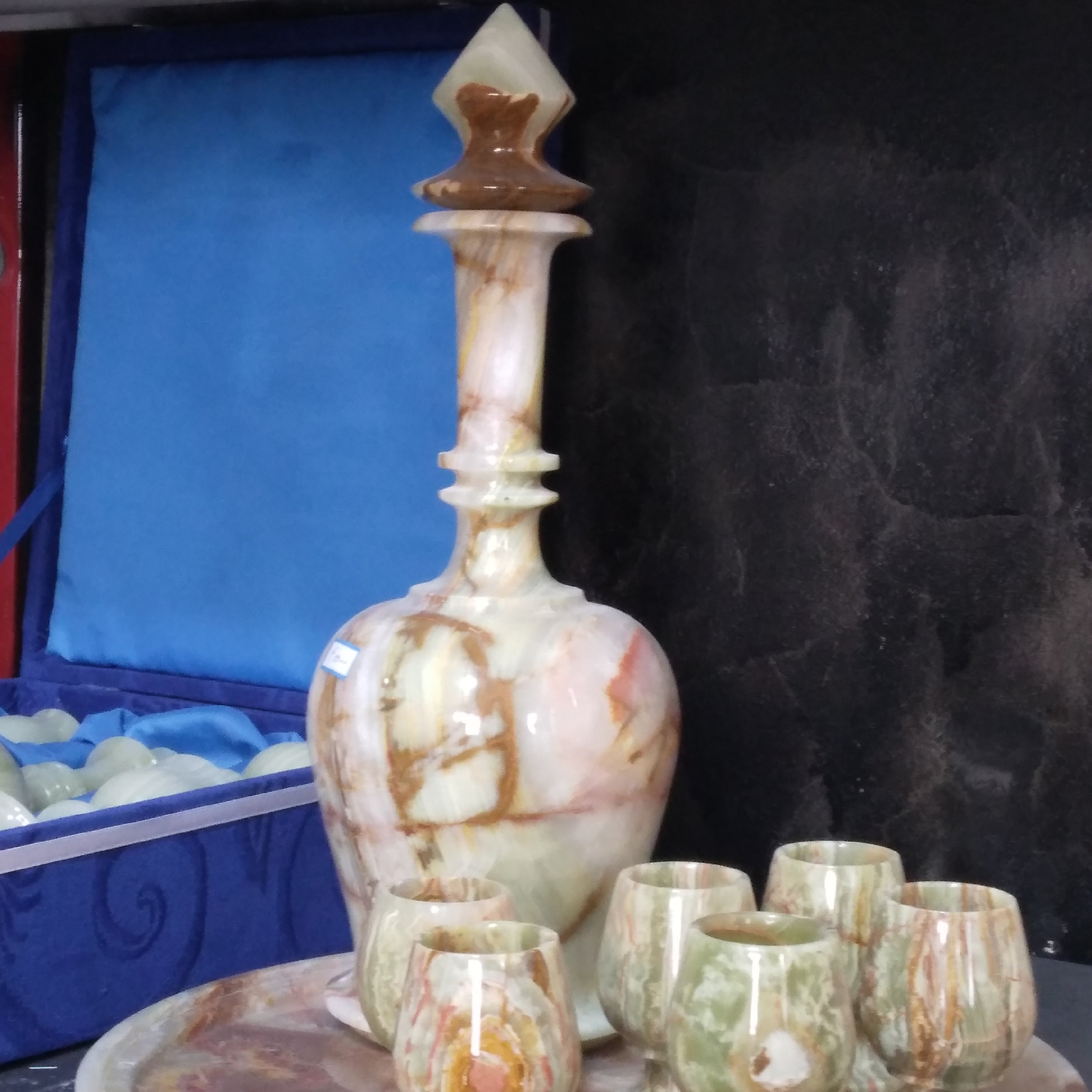 تُنگ وجام سنگی مرمر
