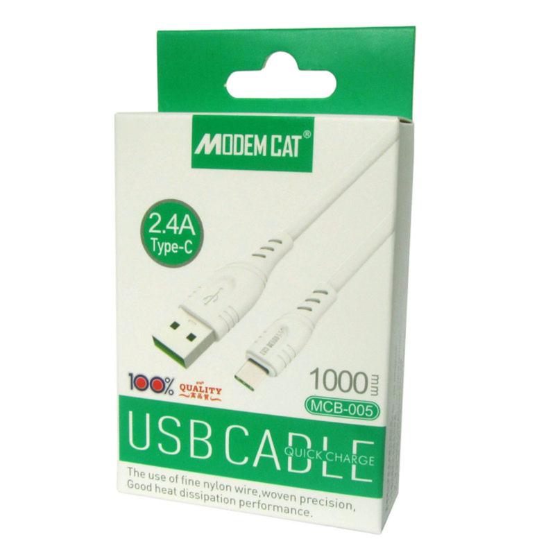 کابل تبدیل USB به USB-C مودم کت مدل MCB-005 طول 1 متر