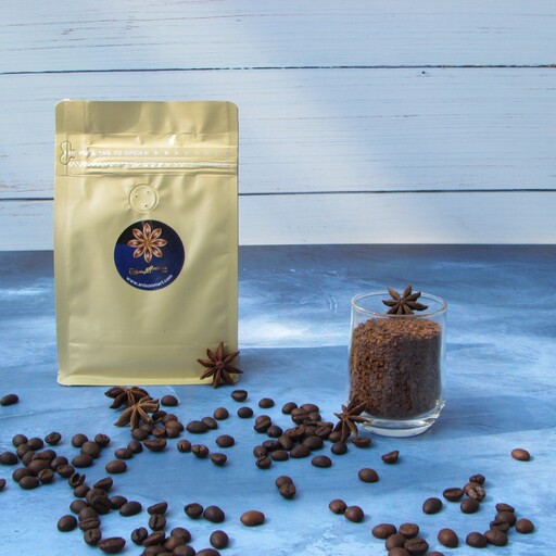 قهوه میکس 10-90 آنیسون (90درصد روبوستا و 10درصد عربیکا )به صورت دان و پودر آسیاب