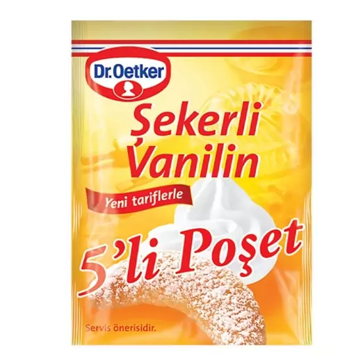 وانیل دکتر اوتکر Dr.Oetker پنج عددی تاریخ جدید محصول ترکیه 