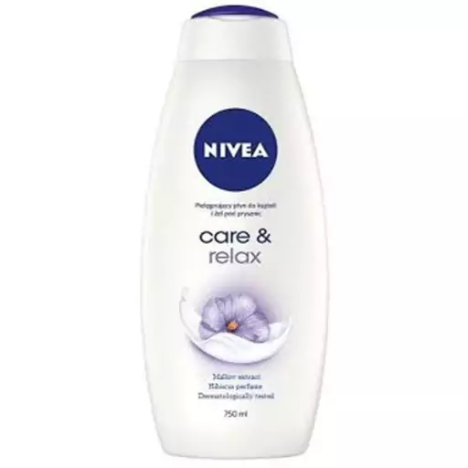 شامپو بدن مراقبت و ریلکس نیوآ NIVEA محصول آلمان حجم 750 میل