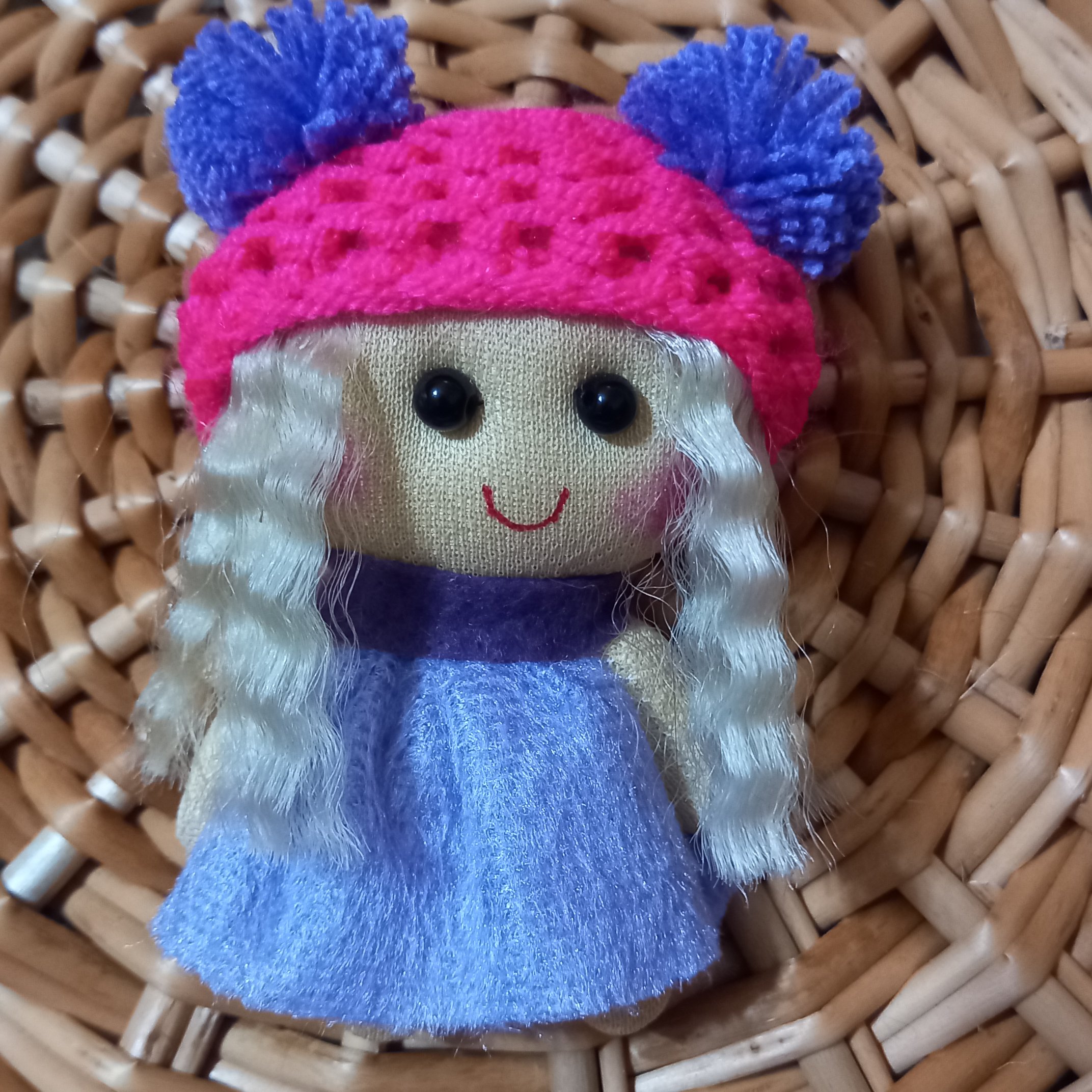 عروسک دست دوز پوپک کوچولو