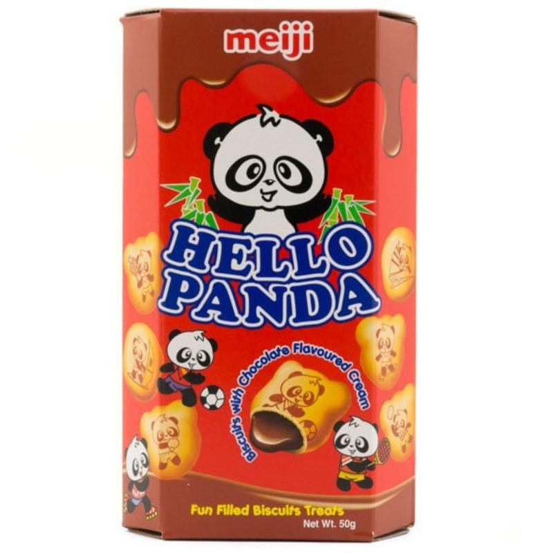 بیسکوییت شکلاتی هلو پاندا بسته 24 عددی (25گرم) ارسال رایگان Hello Panda