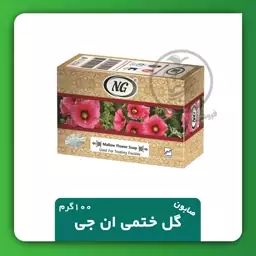 صابون گل ختمی ان جی مناسب برای کک و مک