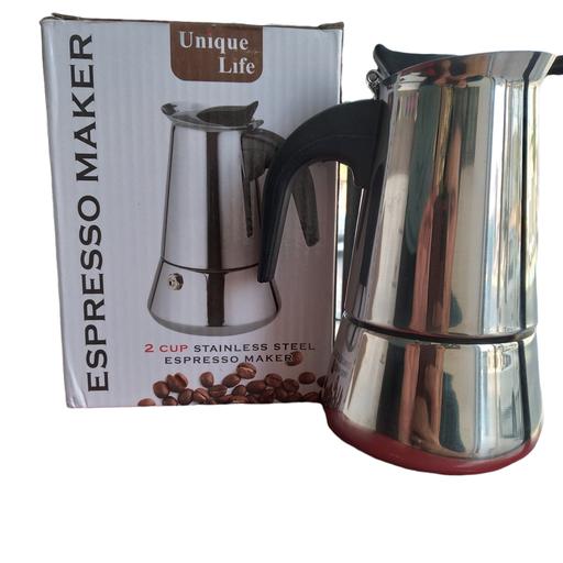 موکاپات قهوه جوش استیل 2 کاپ (ارسال رایگان)