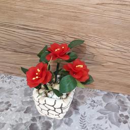 گل رز مینیاتوری کریستالی دستساز