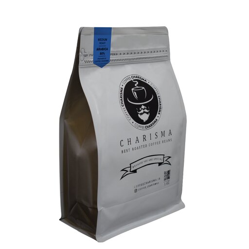 قهوه  80 درصد عربیکا کاریزما یک کیلوگرمی ( دانه و آسیاب شده )