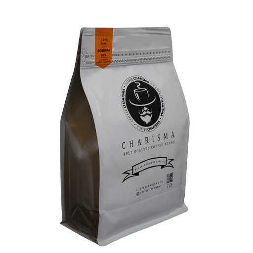 قهوه اسپرسو  80 درصد روبوستا کاریزما یک کیلوگرمی  ( دانه و آسیاب شده )