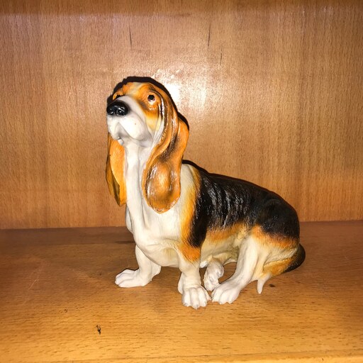 تندیس سگ پلی آستر رنگ آمیزی فوق العاده