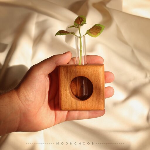 گلدان چوبی مدل (فندق)