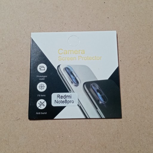 گلس لنز دوربین شیشه ای مناسب برای گوشی موبایل شیائومی Redmi note8pro