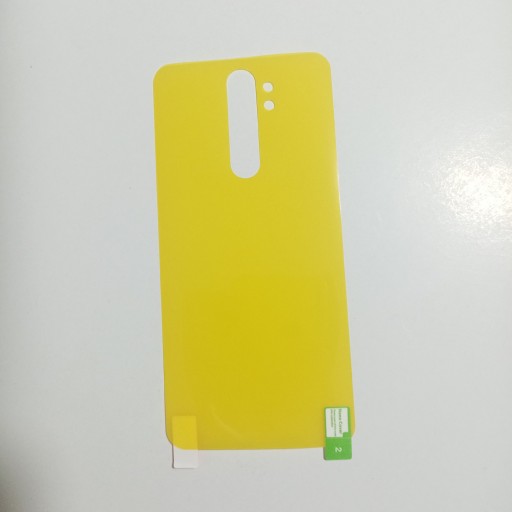 برچسب پشت نانو شفاف بی رنگ مناسب برای گوشی موبایل شیائومی Redmi note8pro