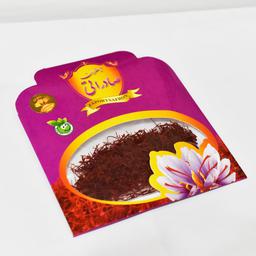 زعفران نگین صادراتی نیم مثقالی طرح سلفونی