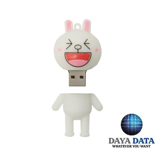 فلش مموری عروسکی خرگوش خندان مدل DPL1203-11 ظرفیت 64GB-USB3