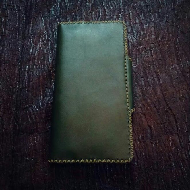 کیف پول زنانه چرمی دستدوز کد 29 20