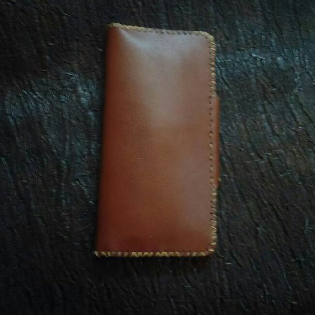 کیف پول چرم دستدوز کد74 14