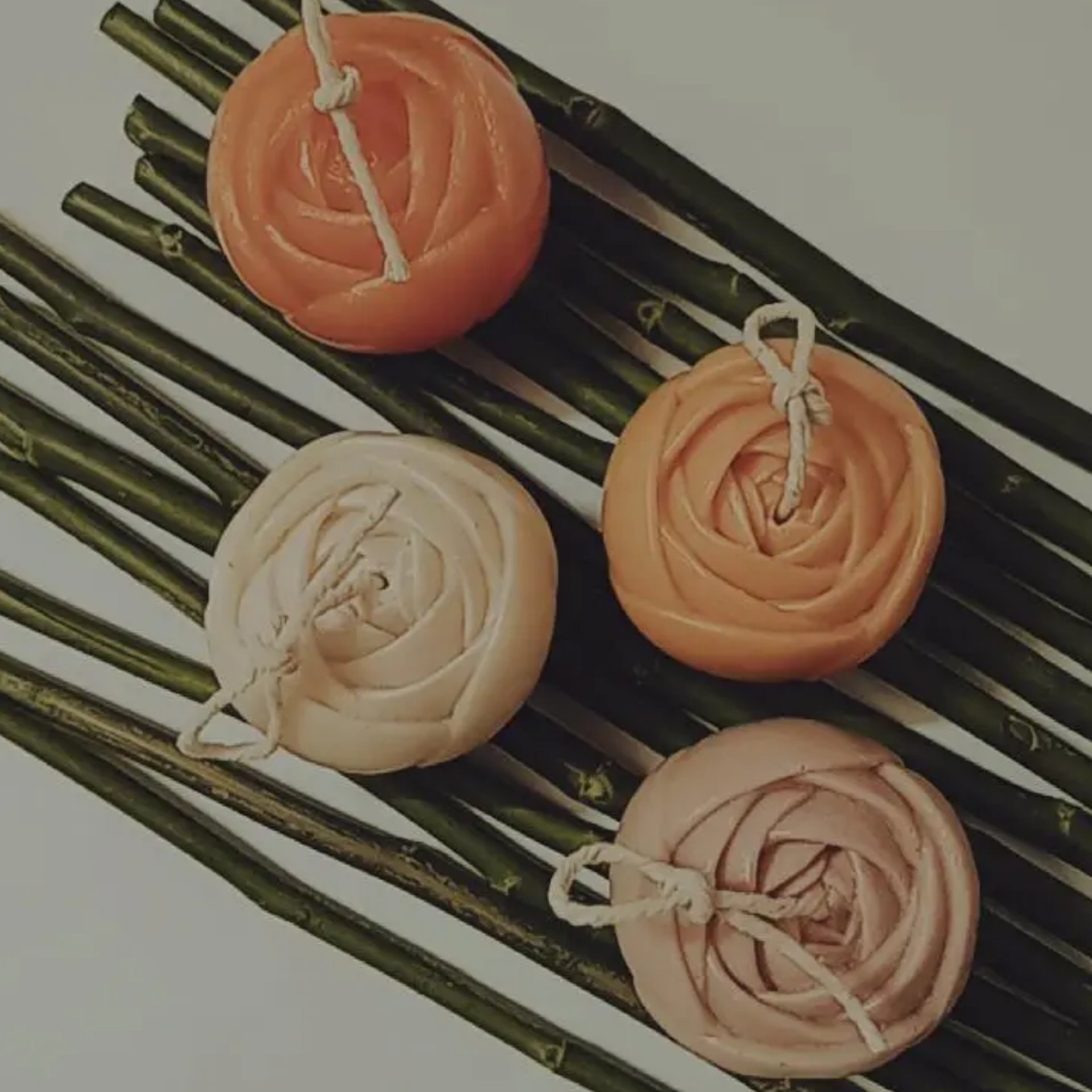 شمع گل پیونی