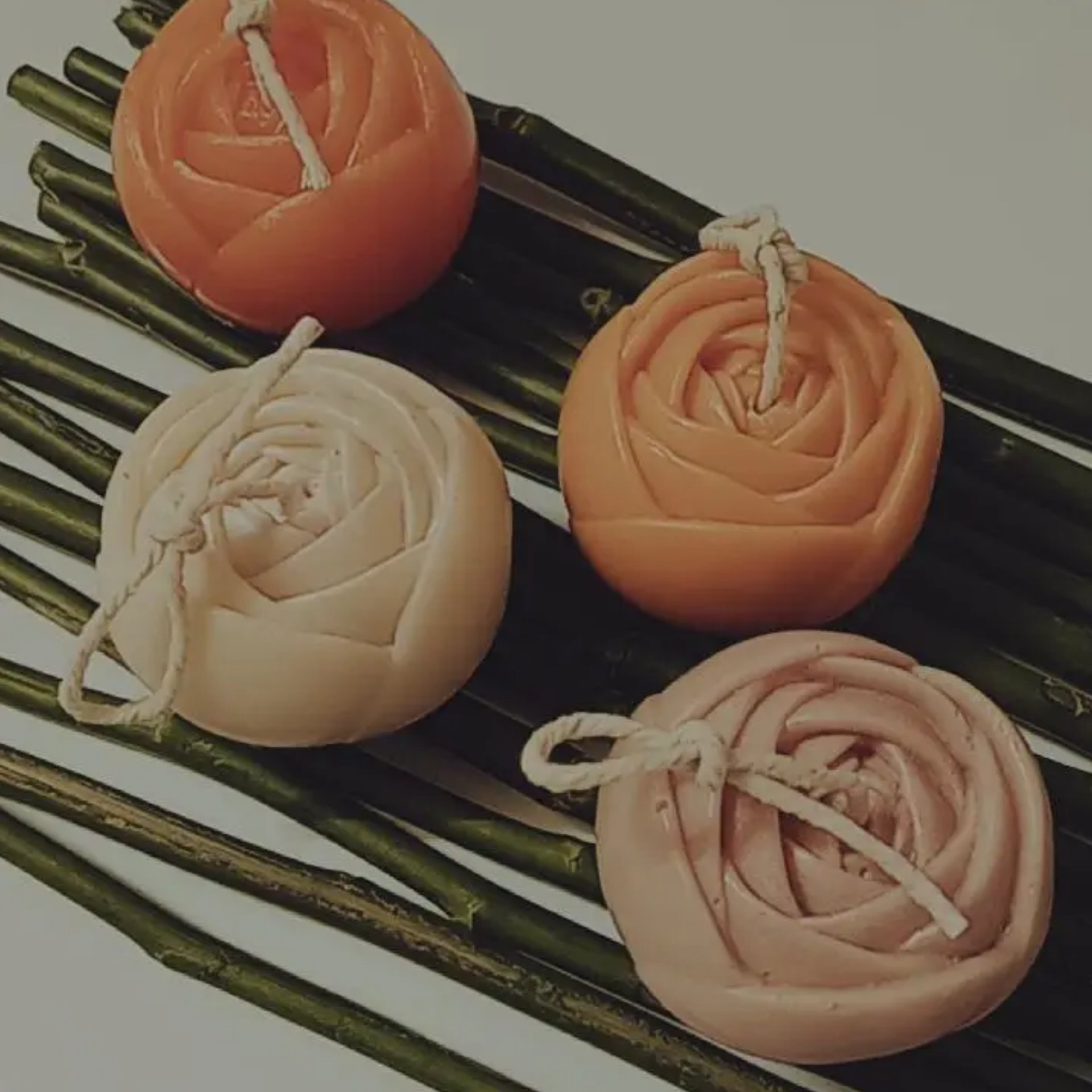 شمع گل پیونی
