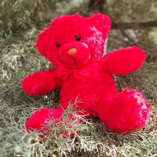 عروسک پولیشی خرس قرمز راس 25 سانت کیفیت عالی