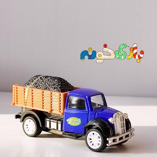 اسباب بازی کامیون های حمل بار اتاقک فلزی جعبه دار کیفیت عالی برند Die cast