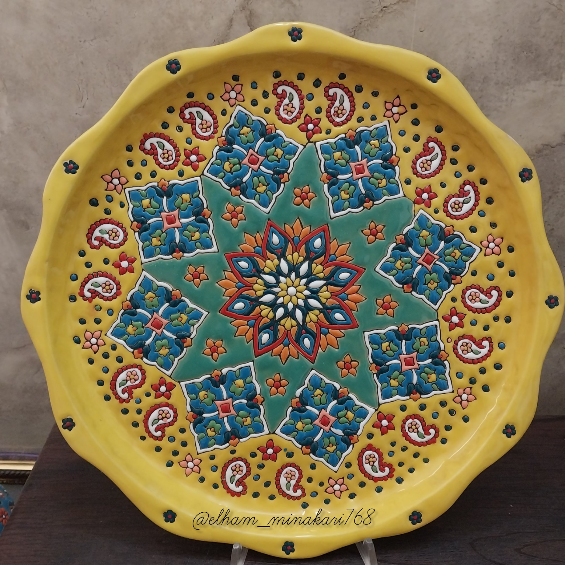 سینی سفالی 