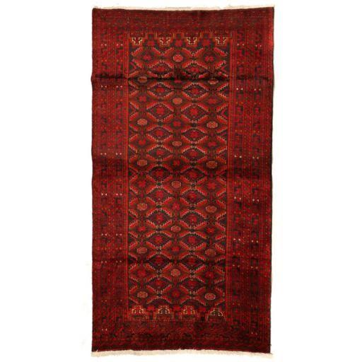 فرش قدیمی دستباف دو متری مدل ترکمن کد 4101128