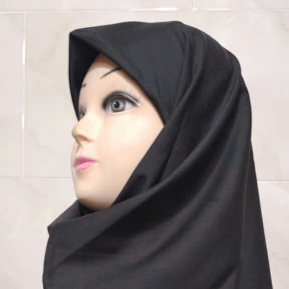 مقنعه نخی بروجرد زنانه قد80 سرمه ای