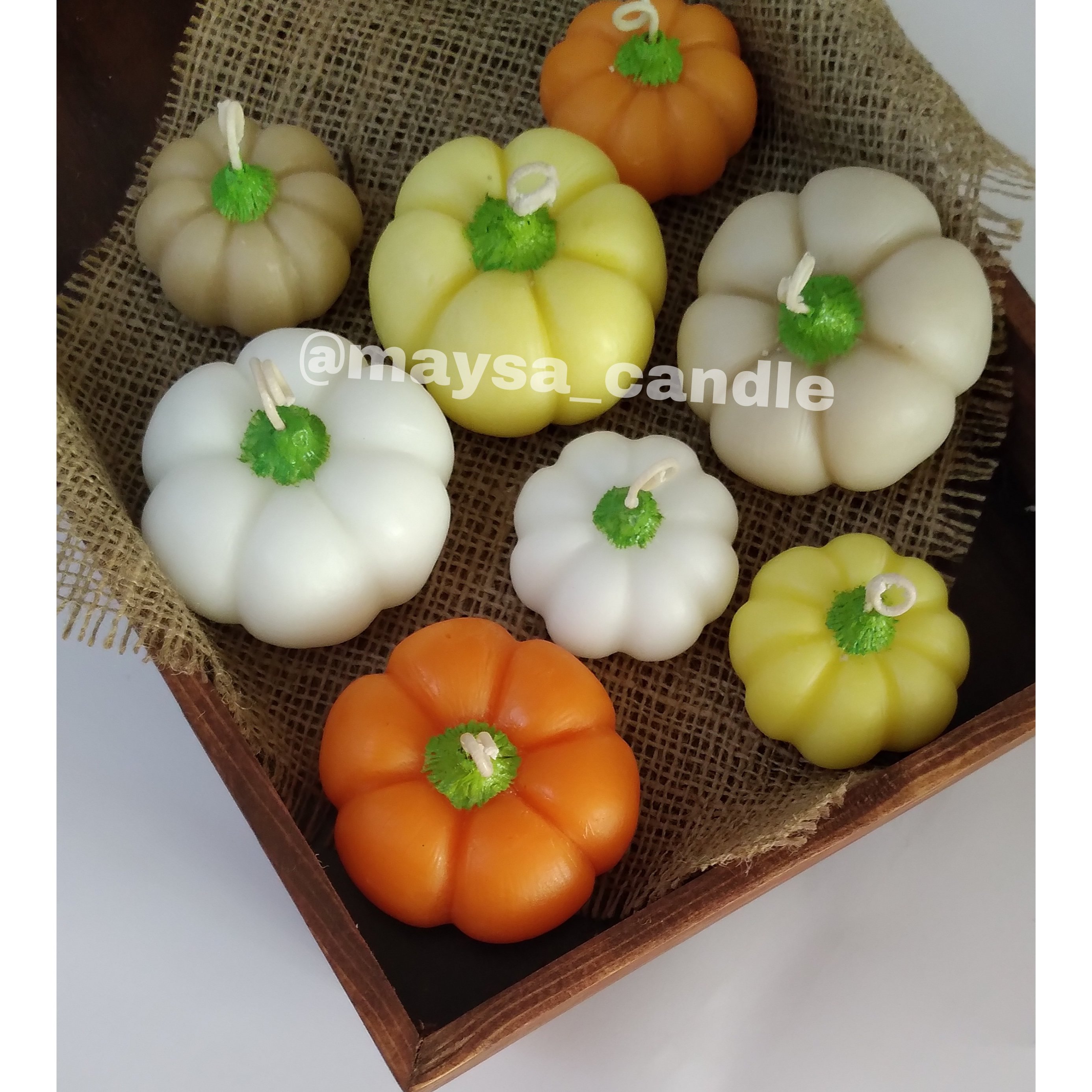 شمع کدو پاییزی