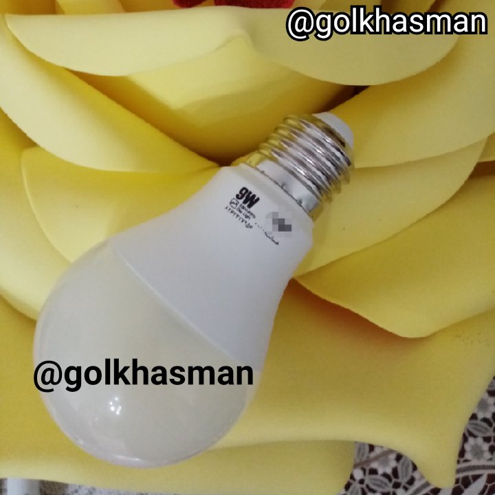 گل  فوم بزرگ رومیزی چراغدار