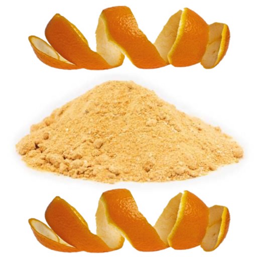پودر پوست پرتقال خشک شده با دستگاه 200 گرمی 