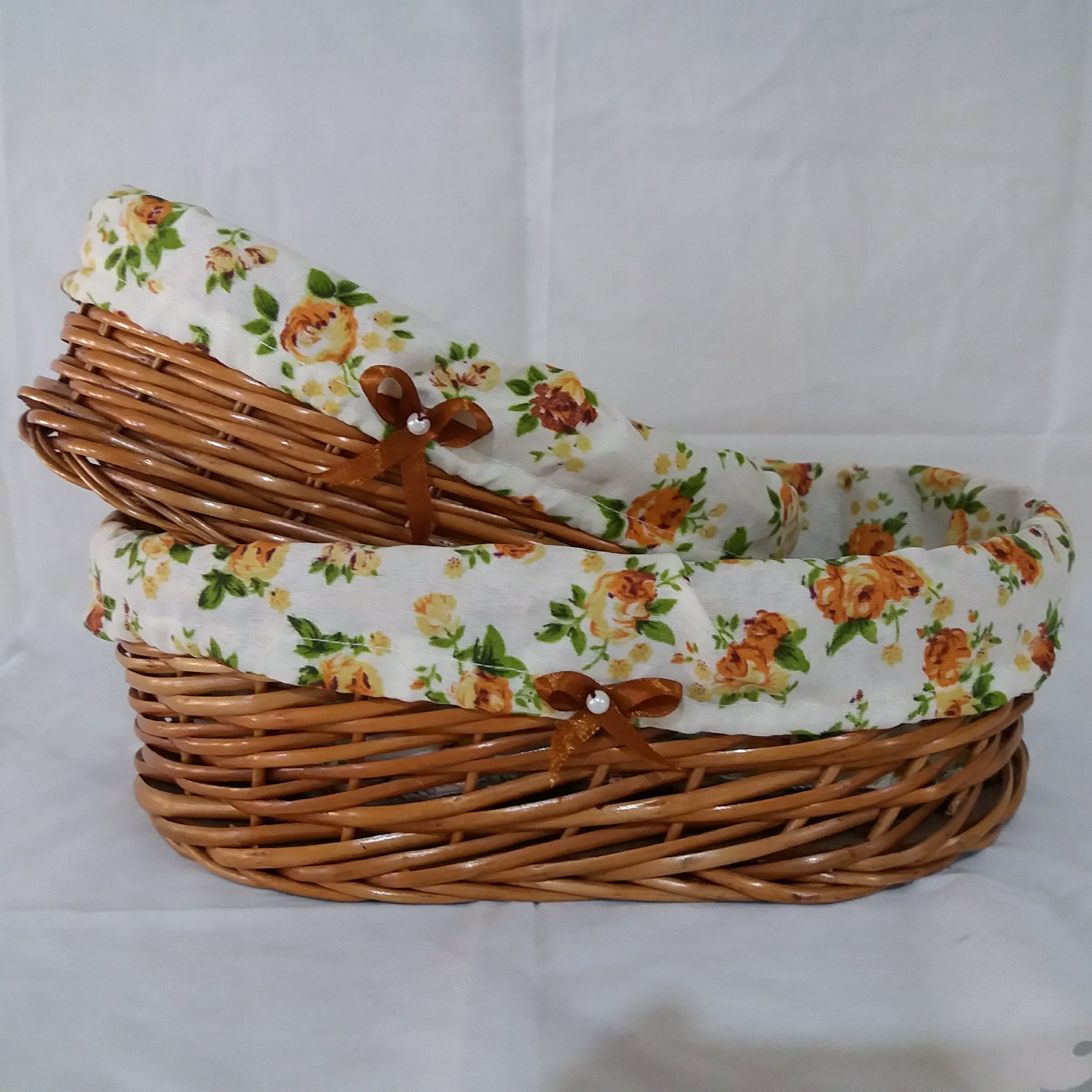سبد نان و سبزی بیضی(جفتی)
